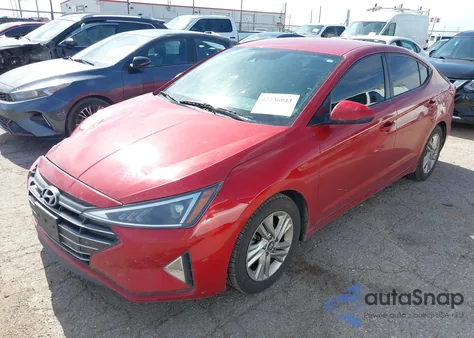 2019 Hyundai Elantra Sel from USA, damaged, VIN 5NPD84LF6KH407053